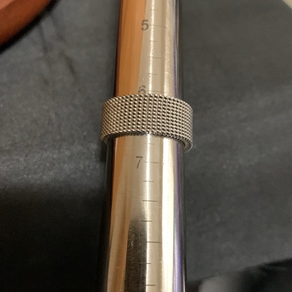 Stainless steel rhinestone ring size 6.5 - Picture 6 of 7